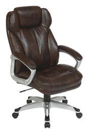 Work Smart ECH85801-EC1 Executive Eco Leather Chair with Padded Arms On Sale