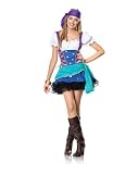 Leg Avenue Women's 2 Piece Gypsy Princess Dress With Side Lacing And Head Band