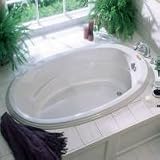 Jacuzzi N855 Almond Gallery, 5 Oval Soaking Bathtub - N855