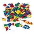 Lauri BEADS 'N BAUBLES 100 Crepe Rubber Pieces & Laces