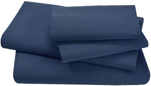 1500 Thread Count Full Size 4pcs Bed Sheet Set Egyptian Comfort Deep Pocked Navy Blue