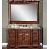 58 Bathroom Marble Single Sink Vanity + Mirror 199CM M by MASTER FAUCET