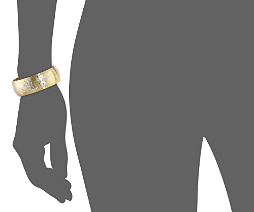 14k Yellow Gold-Filled Hand Engraved Cuff Bracelet