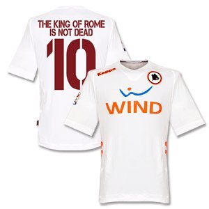 11-12 AS Roma Away Jersey + The King Of Rome Is Not Dead 10