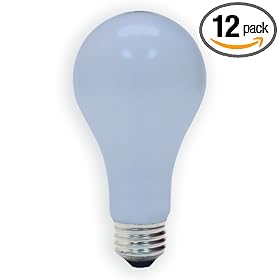 GE 97469 50 Watt-100 Watt-150 Watt Reveal 3-Way A21 Light Bulb, 12 Pack from Light Bulbs