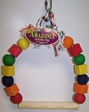 Vo-Toys Amazonia 8.5in Heavy Duty Swing with Rope Bird Toy