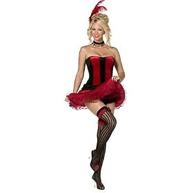 NEW MOULIN ROUGE/CAN CAN LADY FANCY DRESS COSTUME SIZE UK 16/18