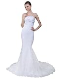 Topwedding Halter Elastic Satin Sheath Wedding Dress with Sheer High Neck Shrug, S4, Ivory