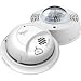 BRK Electronics 9120B Smoke Detector with Batt Backup & SL177 Strobe Kit