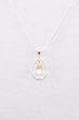 Necklace: Xs With Silver Loop
