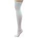 WHITE OVER THE KNEE KNITTED SOCKS