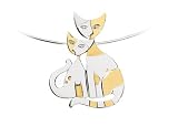 Goebel Rosina Wachtmeister Schmuck Nico e Nicola Halsreif mit Anh�nger 42 cm, regulierbarer Verschluss