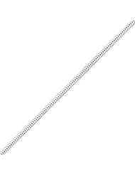 Sterling Silver 2.5mm Diamond-cut Snake Chain - 24 Inch