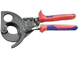280MM KNIPEX RATCHET ACTION CABLE CUTTER