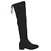 Beston FD97 Women's Stretchy Over The Knee Block Heel Dress Boot Half Size Small