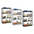 Iceberg Enterprises ICE20843 Four-Shelf Open Storage System- 32in.x13in.x54in.- Platinum