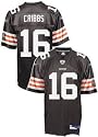 Cleveland Browns Josh Cribbs Replica NFL Equipment Youth Team Color Jersey