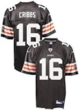 Cleveland Browns Josh Cribbs Replica NFL Equipment Youth Team Color Jersey