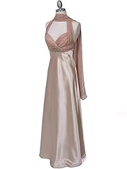 Halter Evening Dress/Mother-of-the-Bride Dress/Prom Dress 