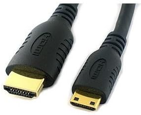 Opteka Gold Plated high speed HDMI to mini-HDMI 6' Cable For Toshiba Camileo S20-B, BW10, P100, X100 HD Digital Camcorders