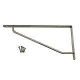 ハイロジック:ステンレススレンダー棚受 90ミリ×180ミリ 入数1個 00098124 ×5セット