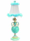 Aqua Jane Ellen Doll Lamp by Just Too Cute