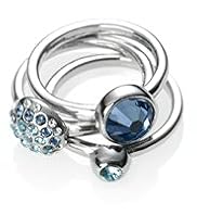 3 Autograph Stack Rings MADE WITH SWAROVSKI® ELEMENTS