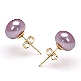 Lavender 7-8mm AAA Freshwater Pearl Earring Set