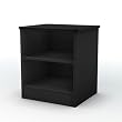 South Shore Furniture, Smart Basics Collection, Night Stand, Pure Black