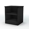 South Shore Furniture, Smart Basics Collection, Night Stand, Pure Black