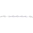 Sterling Silver Manatee Fancy Link Bracelet 7"