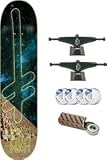 Deathwish Greco Gang Name Skateboard - 8.0 Pyramid w/Mini Logo Wheels