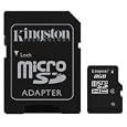 Professional Kingston MicroSD 8GB (8 Gigabyte) Card for HTC Touch Dual with custom formating and SD Adapter. (MicroSDHC SDHC Class 4 Certified)