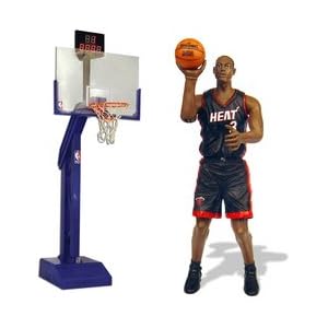 NBA Shootin' Hoops Electronic Backboard with Dwyane Wade Figure by