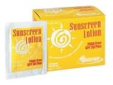 Click for larger image Sunscreen Lotion 1/8 oz. Packets - Box of 25
