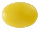 25X18MM OVAL CABOCHON ENHANCED YELLOW JADE