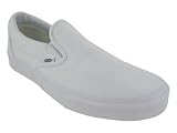 Vans Adult Classic Slip On Sneakers - true white, men's 8.5, women's 10