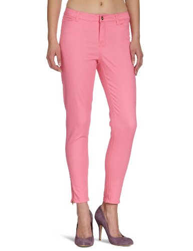 VERO MODA Damen Hose, 10077124 Wonder Colour Ankle Zip, Gr. 30/32, Pink (MIAMI PINK) Preisvergleich