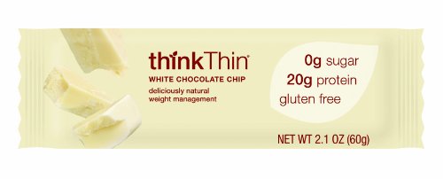 thinkThin White Chocolate Chip, 2.1-Ounce Bar (Pack of 10)