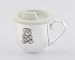 Trinkbecher Bär 7x9cm 1 Henkel, SILBER plated / versilbert