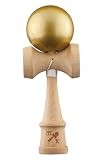 Sparkling Gold Kendama, Includes Extra String