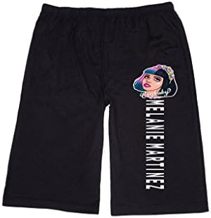 XJIXI Men's Melanie Martinez Carousel Lounge breeches Shorts Pants M Black