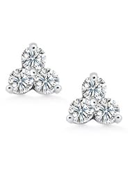 1.50 ct Ladies Round Cut Diamond Stud Earrings In Push Back