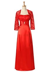 Lace Chiffon/Satin Mother-of-the-Bride Dress/Wedding Dress 