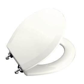 KOHLER K-4726-T-0 Triko Molded Toilet Seat, White by Kohler