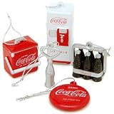 Coca-Cola Five Piece Mini Ornament Set