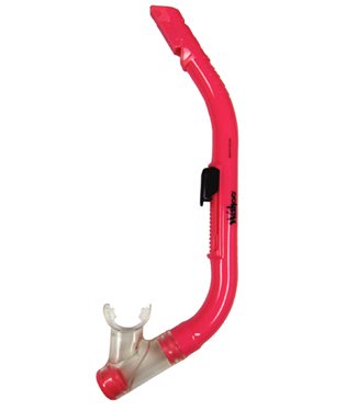 Akona Wahoo Jr. Youth Sized Semi-Dry Top Snorkel CLOSEOUT, Hot Pink