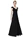 Ever Pretty Elegant Off Shoulder V-Neck Long Party Dress 08457
