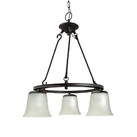 Paradise GL29283BR Cast Aluminum Solar Gazebo Chandelier, Brown by Paradise