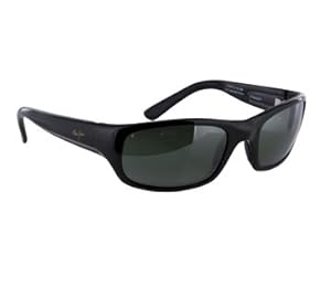 Maui Jim Stingray Sunglasses-103-02 Gloss Black (Neutral Gray Lens)-56mm